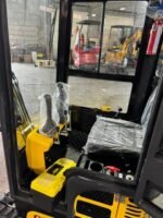 1-Ton Mini Cabin Excavator – 13.5HP Briggs & Stratton Engine 2116 lbs Closed Cab Digger (AGT Industrial)