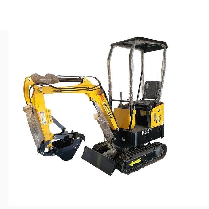 1-Ton Mini Compact Excavator – 13.5HP Briggs & Stratton Engine Micro Crawler Digger (AGT-H12)