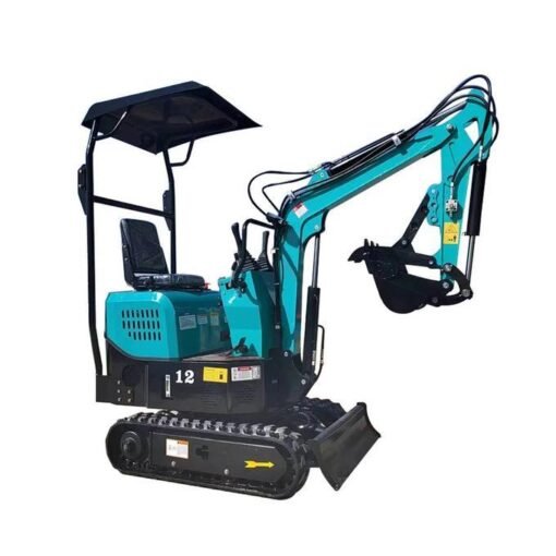 1-Ton Mini Small Excavator – 13.5HP Briggs & Stratton Engine Micro Crawler Digger (AGT-KAT12)