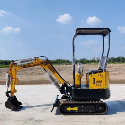 1-Ton Mini Small Excavator – 13.5HP Briggs & Stratton Gasoline Engine EPA-Certified Micro Crawler Digger