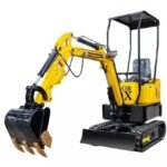 1-Ton Mini Small Excavator – 13.5HP Briggs & Stratton Gasoline Engine EPA-Certified Micro Crawler Digger