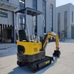 1-Ton Mini Small Excavator – 13.5HP Briggs & Stratton Gasoline Engine EPA-Certified Micro Crawler Digger