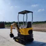 1-Ton Mini Small Excavator – 13.5HP Briggs & Stratton Gasoline Engine EPA-Certified Micro Crawler Digger