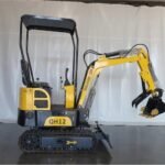 1-Ton Mini Small Excavator – 13.5HP Briggs & Stratton Gasoline Engine Micro Crawler Digger (AGT Industrial)
