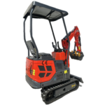 1-Ton Mini Small Excavator – 13.5HP Briggs & Stratton Gasoline Engine Micro Crawler Digger (AGT-DJ14)