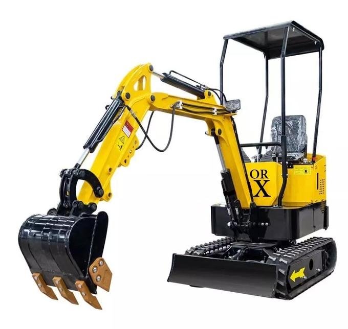 1-Ton Mini Small Excavator – 13.5HP Briggs & Stratton Gasoline Engine EPA-Certified Micro Crawler Digger