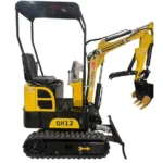 1-Ton Mini Hydraulic Excavator – 13.5HP Rato Engine Micro Crawler Digger (AGT Industrial)