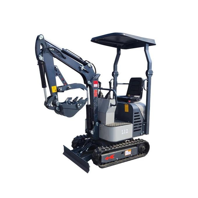 1-Ton Mini Small Excavator – Koop Diesel/Gasoline Engine Micro Crawler Digger (AGT-L12)