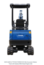 2025 Heavy-Duty Mini Excavator Crawler – EPA-Certified Kubota Diesel D902 Engine