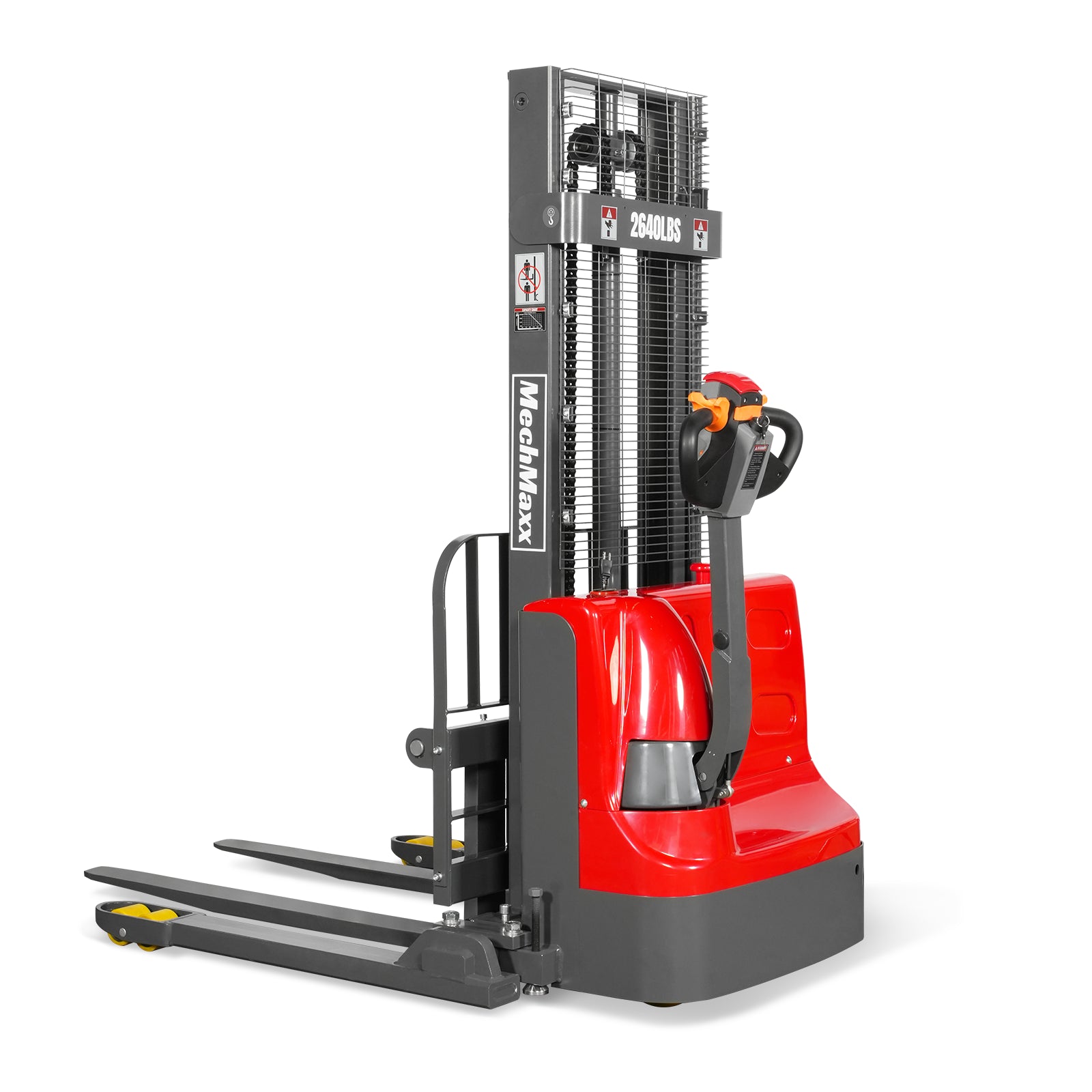 2640lbs Electric Straddle Stacker, 98" Lift, Adjustable Legs & Forks, F26-98SLA 2640lbs Electric Straddle Stacker, 98" Lift, Adjustable Legs & Forks, F26-98SLA