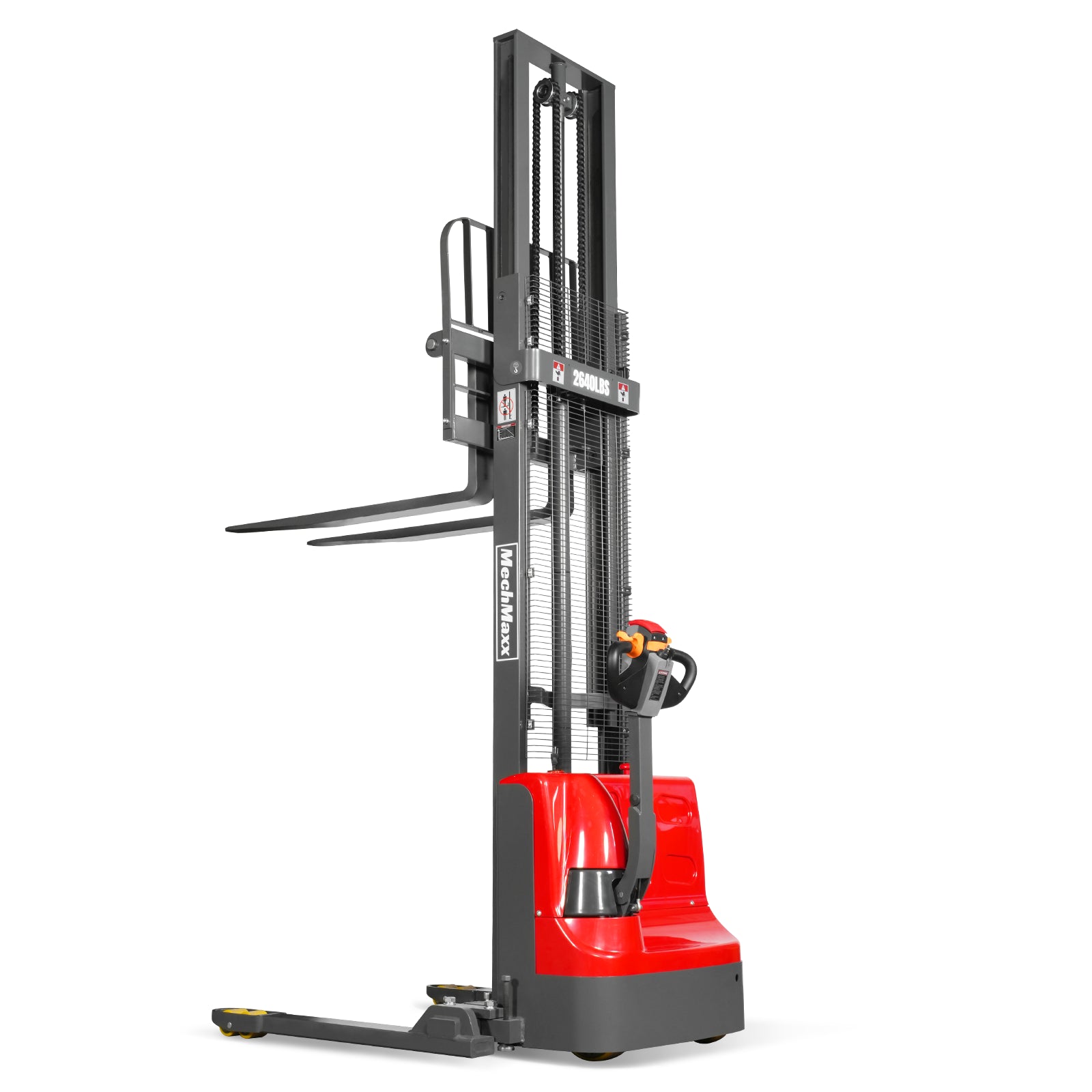 2640lbs Lithium-ion Electric Straddle Stacker, 138" Lift, Adjustable Legs & Forks, F26-138S 2640lbs Lithium-ion Electric Straddle Stacker, 138" Lift, Adjustable Legs & Forks, F26-138S