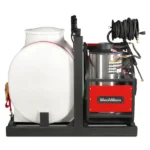 4000 PSI 4 GPM HONDA E-Start Engine Hot Water Pressure Washer Skid Mounted with 175 Gal Tank, HPW40HT