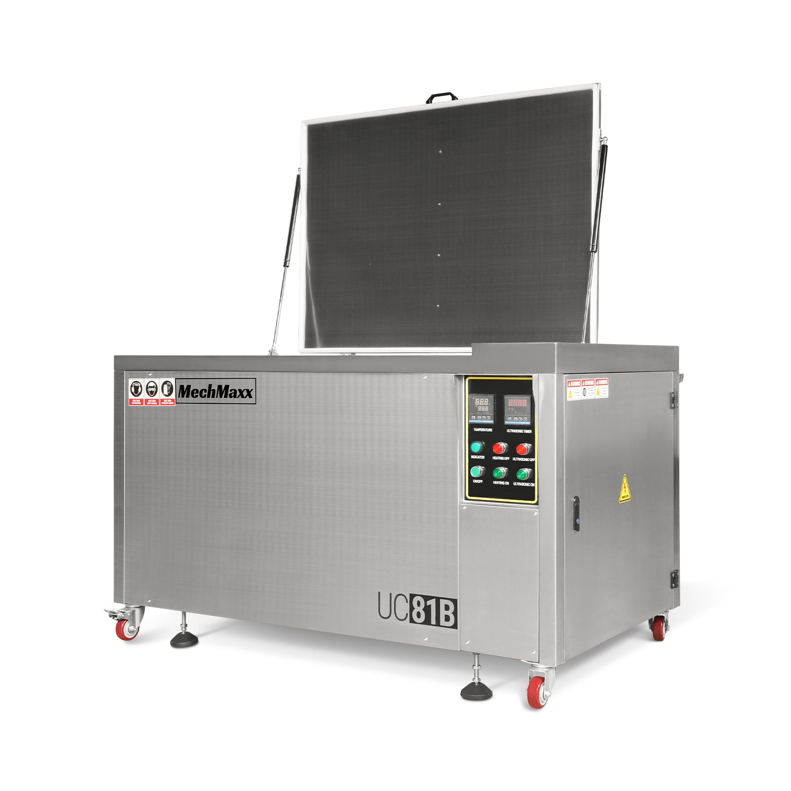 81 Gal / 308L Heavy Duty Industrial Ultrasonic Parts Washer, 28kHz 40 Transducers, SS304 Tank, 10kW Heater, 208–240V 3 Phase Power 81 Gal / 308L Heavy Duty Industrial Ultrasonic Parts Washer, 28kHz 40 Transducers, SS304 Tank, 10kW Heater, 208–240V 3 Phase Power