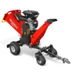 8 inch HONDA E-Start 688cc 22hp Gas Powered 4 - Wheel Drum Wood Chipper with Taillight , B200 - Image 2