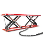Stationary Electric Hydraulic Parallel Double Scissor Lift Table 3300lb Capacity, 108.3" x 31.5" Platform, 33.9" Lift Height, UL Certified Motor, ELT33P - Image 3