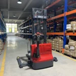 2640lbs Electric Straddle Stacker, 118" Lift, Adjustable Legs & Forks, F26-118SLA - Image 2