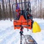 8800lbs 3-Point Hitch Forestry Log Skidding Winch, 200ft Cable Length, 25-60 HP Tractor, Category 1 Hookup, FW8800 - Image 6