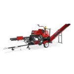 Honda GX390 Engine Firewood Log Splitter Processor with Conveyor, 20ton Splitting Force 24" x 15" Log Capacity, 18" Chainsaw, HLS20 - Image 2