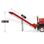 Honda GX390 Engine Firewood Log Splitter Processor with Conveyor, 20ton Splitting Force 24" x 15" Log Capacity, 18" Chainsaw, HLS20 - Image 4