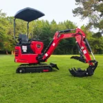 Mini Compact Excavator HONDA GX390 Engine, 65.7" Max. Digging Depth, 2280 LBS Operating Weight, MEC10 - Image 5