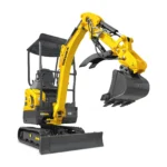 Mini Compact Excavator Kubota D902 Engine, 95" Max. Digging Depth, 4190 LBS Operating Weight, MEC17PRO - Image 2