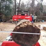 36" MAX Portable Sawmill, 25HP 750cc ZONSEN V-Twin Engine, 36" Board Width, 20' Track Length, (10 x Blades Included), SM-36MAX - Image 7