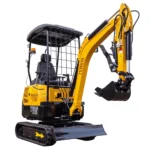 TYPHON TERROR XVIII Heavy-Duty Mini Excavator – 4000 lbs Rubber Track Digger with EPA-Certified Kubota D902 Diesel Engine (Alternative Layout)