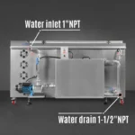 114 Gal / 432L Heavy Duty Industrial Ultrasonic Parts Washer, 28kHz 60 Transducers, Oil Skimmer, SS304 Tank, 10kW Heater, 208–240V 3 Phase Power - Image 7