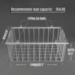 81 Gal / 308L Heavy Duty Industrial Ultrasonic Parts Washer, 28kHz 40 Transducers, SS304 Tank, 10kW Heater, 208–240V 3 Phase Power - Image 4