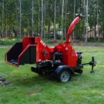 25hp 750cc Twin Cylinder ZONSEN Petrol Engine 7" Hydraulic Feeding Wood Chipper, DCH7 - Image 2