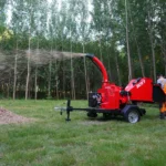 25hp 750cc Twin Cylinder ZONSEN Petrol Engine 7" Hydraulic Feeding Wood Chipper, DCH7 - Image 4