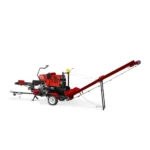 Honda GX390 Engine Firewood Log Splitter Processor with Conveyor, 20ton Splitting Force 24" x 15" Log Capacity, 18" Chainsaw, HLS20