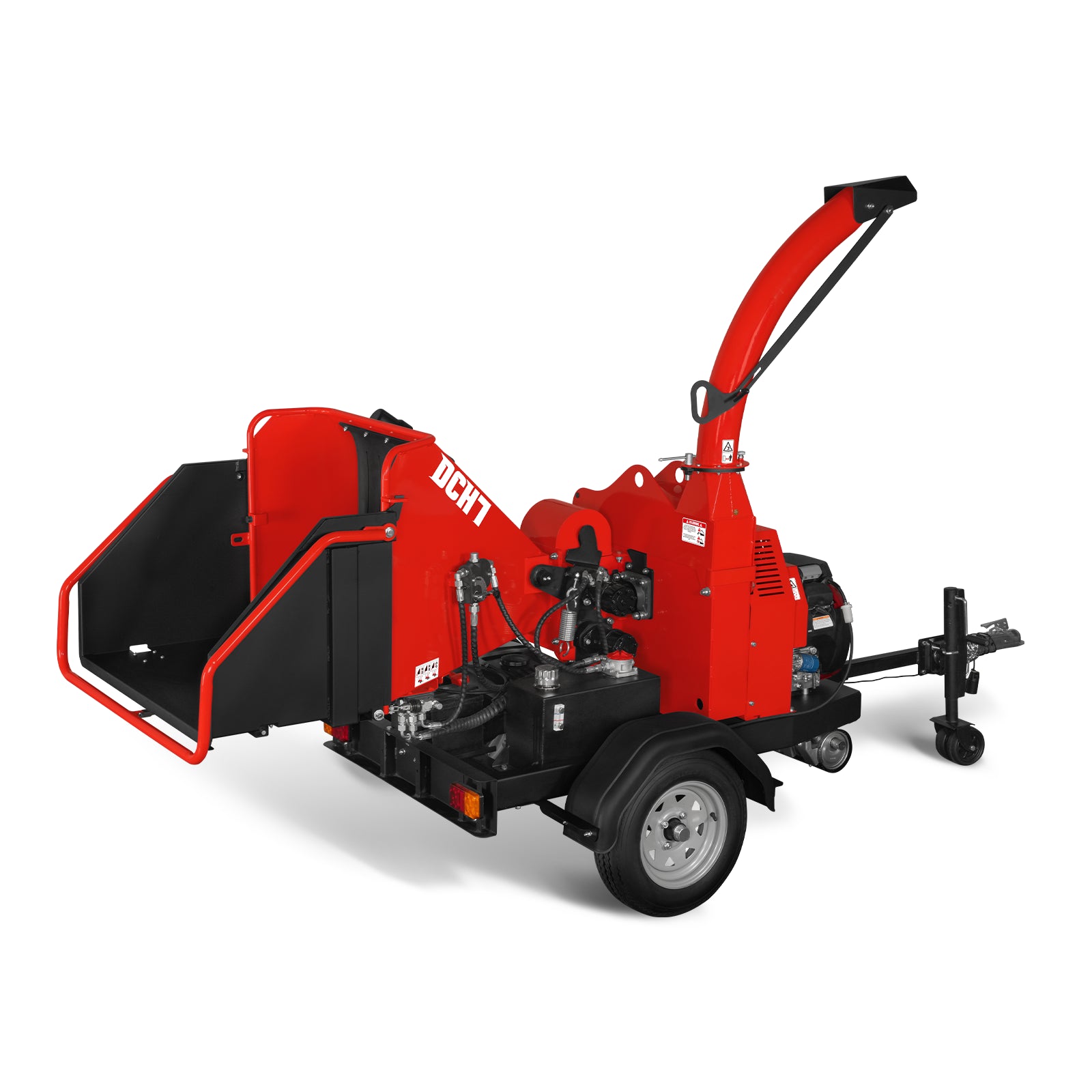 HONDA GX690 22HP 688cc Twin Cylinder Gasoline Engine Powered 7" Hydraulic Feeding Wood Chipper, DCH7 HONDA GX690 22HP 688cc Twin Cylinder Gasoline Engine Powered 7" Hydraulic Feeding Wood Chipper, DCH7