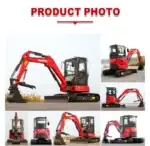 HUAYEE HY35C 3.5-Ton Mini Excavator – Premium Enclosed Cab Crawler | 24HP Genuine Yanmar Diesel Power
