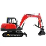 HUAYEE HY60C 6-Ton Industrial Mini Excavator – Premium Yanmar Engine Heavy-Duty Crawler Digger with Enclosed Cab
