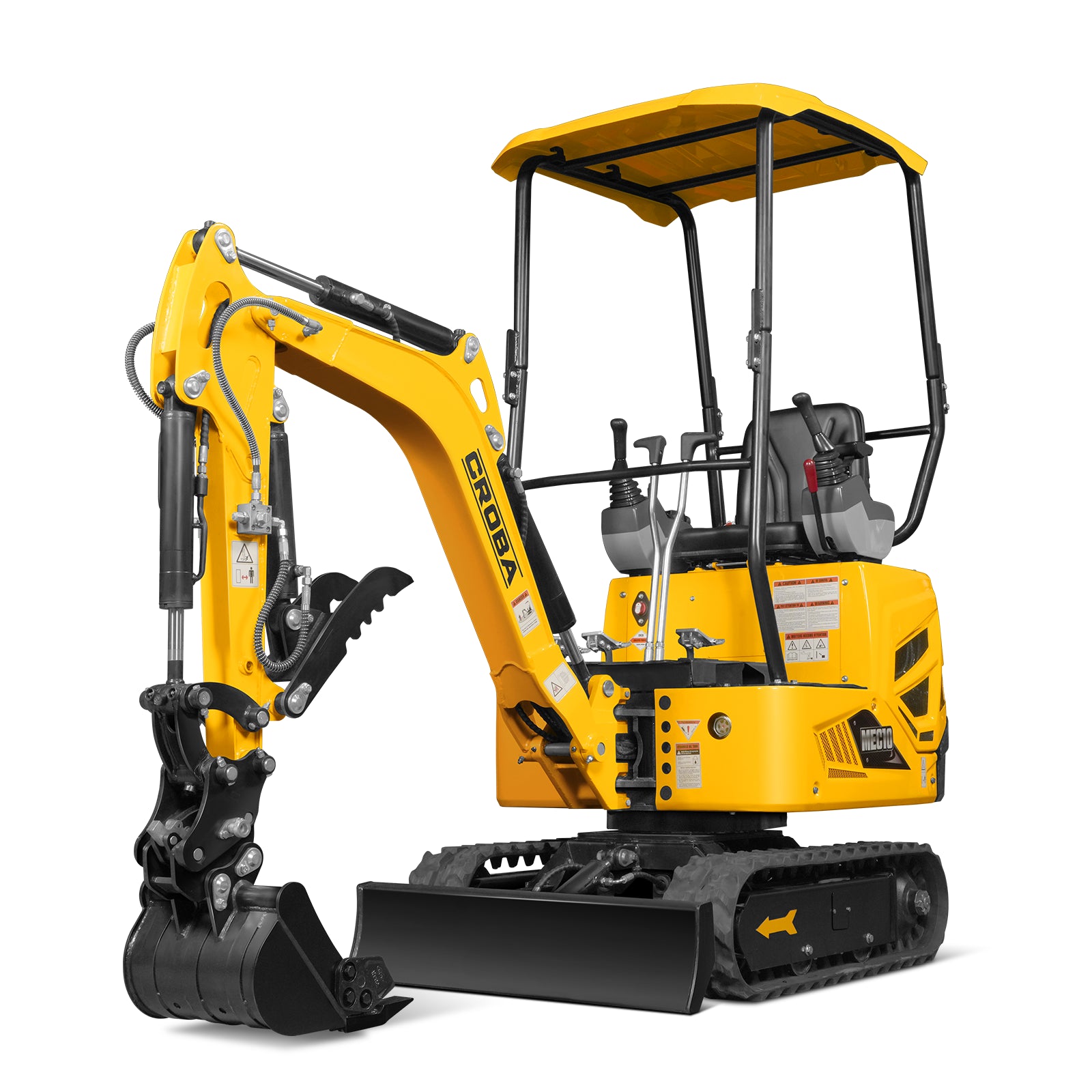 Mini Compact Excavator B&S VANGUARD 408cc 14hp Engine, 65.7" Max. Digging Depth, 2370 LBS Operating Weight, MEC10 Mini Compact Excavator B&S VANGUARD 408cc 14hp Engine, 65.7" Max. Digging Depth, 2370 LBS Operating Weight, MEC10
