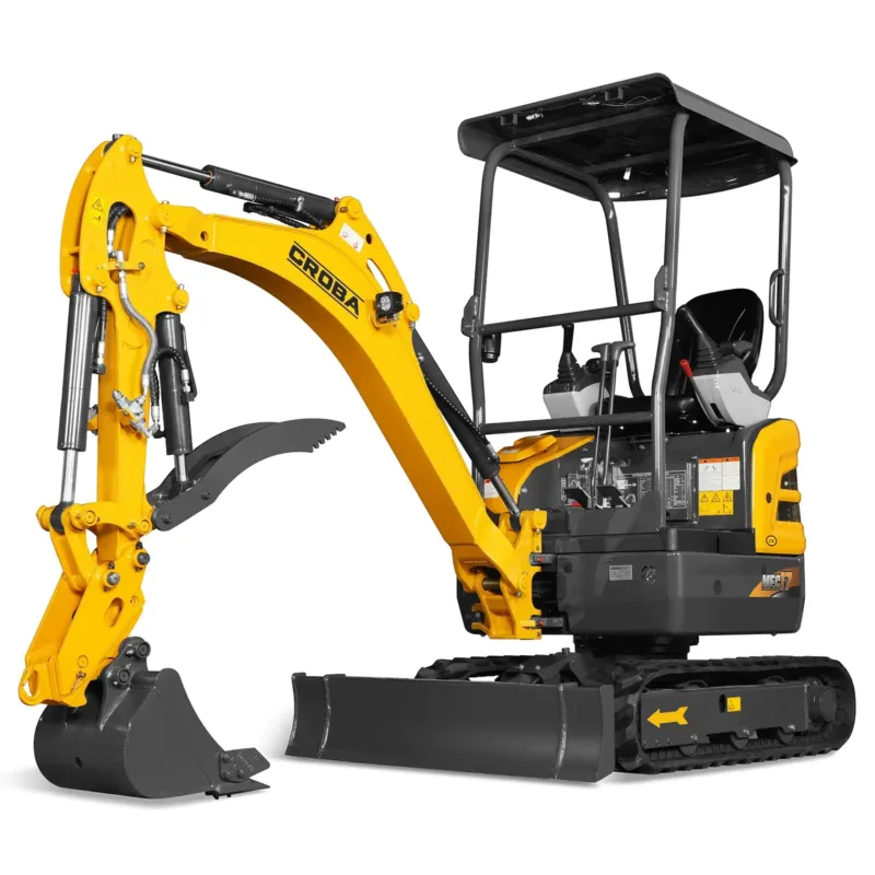 Mini Compact Excavator Kubota D902 Engine, 89" Max. Digging Depth, 4145 LBS Operating Weight, MEC17