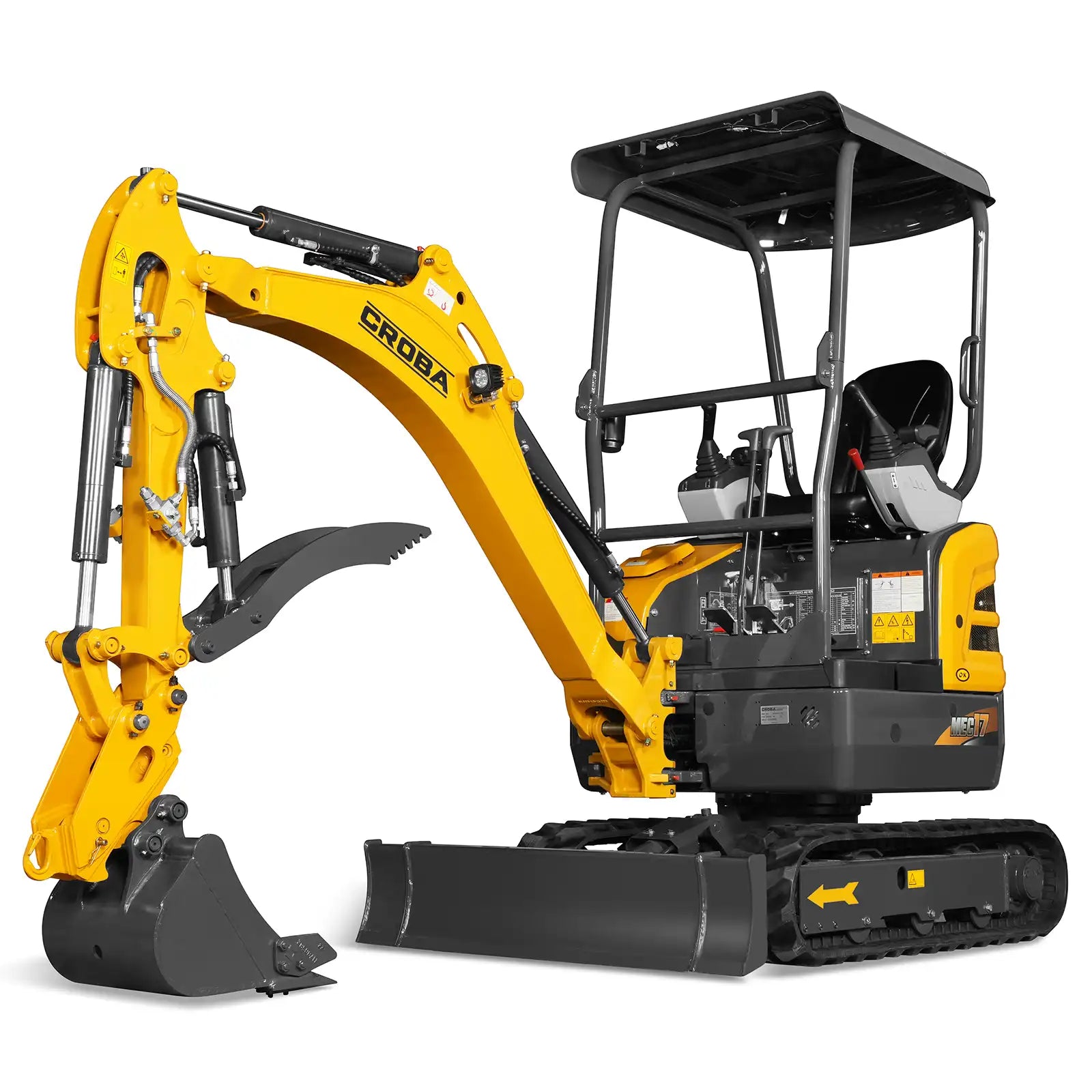 Mini Compact Excavator Kubota D902 Engine, 89" Max. Digging Depth, 4145 LBS Operating Weight, MEC17 Mini Compact Excavator Kubota D902 Engine, 89" Max. Digging Depth, 4145 LBS Operating Weight, MEC17