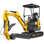 Mini Compact Excavator Kubota D902 Engine, 95" Max. Digging Depth, 4190 LBS Operating Weight, MEC17PRO