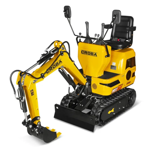 Mini Compact Excavator Loncin 300cc 9hp Engine, 43.3" Max. Digging Depth, 1345 LBS Operating Weight, MEC06