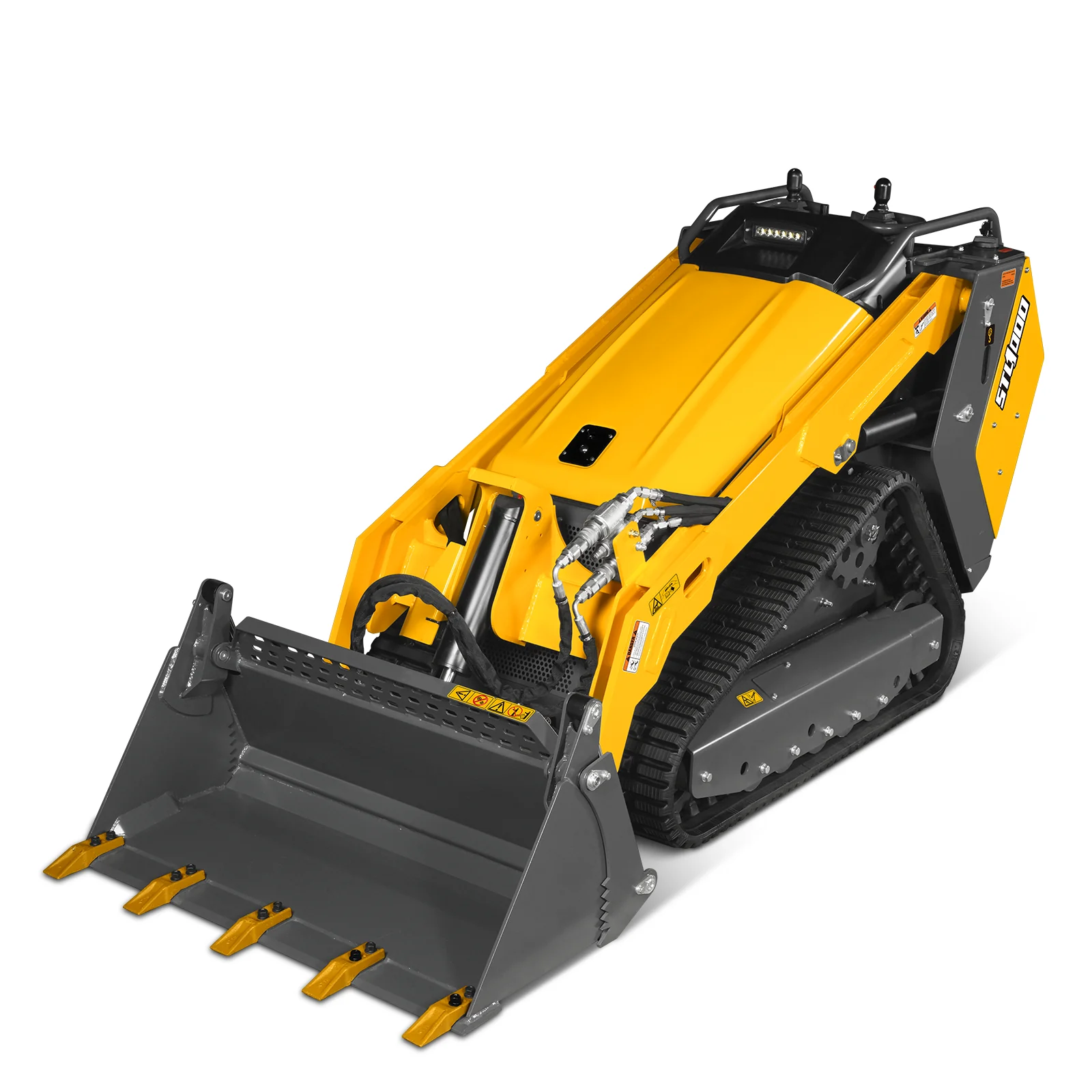 Mini Skid Steer Stand On Compact Track Loader with 25HP KUBOTA D1105 Diesel Engine CROBA STL1000 Mini Skid Steer Stand On Compact Track Loader with 25HP KUBOTA D1105 Diesel Engine CROBA STL1000