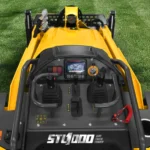 Mini Skid Steer Stand On Compact Track Loader with 25HP KUBOTA D1105 Diesel Engine CROBA STL1000
