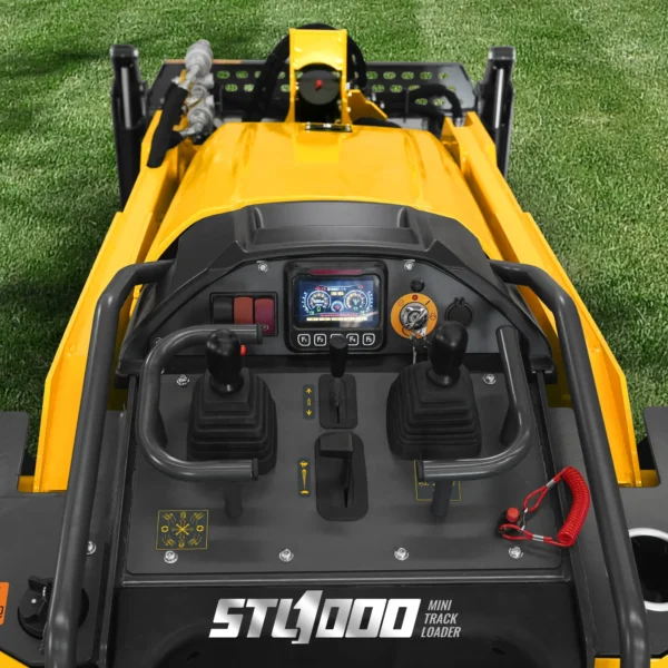 Mini Skid Steer Stand On Compact Track Loader with 25HP KUBOTA D1105 Diesel Engine CROBA STL1000