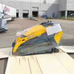 Mini Skid Steer Stand On Compact Track Loader with 25HP KUBOTA D1105 Diesel Engine CROBA STL1000