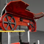 32" Portable Sawmill (5 x Blades Included), HONDA GX390 389cc E-Start Gasoline Engine, 26.5" Board Width, 20' Track Length (13' Track Length + 6.4' Track Extension Included) ,... - Image 5