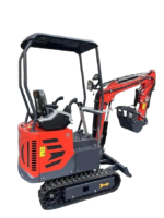 1-Ton Mini Small Excavator – 13.5HP Engine with Advanced Pilot System & Factory Hydraulic Thumb (AGT Industrial Updated Model)
