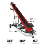 Firewood Conveyor, 7HP 212cc Gasoline Powered Max. 124" Lift Height, 236'' Length, 16" Width, HC2016 - Image 5