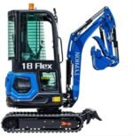 TYPHON 18 FLEX PRO 1.8-Ton Mini Excavator – Complete Jobsite Solution with 12 Versatile Attachments