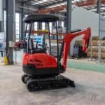 TYPHON LUX Heavy-Duty Mini Excavator – 4000 lbs Rubber Track Digger with Kubota Diesel Engine
