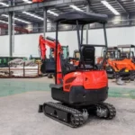 TYPHON LUX Heavy-Duty Mini Excavator – 4000 lbs Rubber Track Digger with Kubota Diesel Engine
